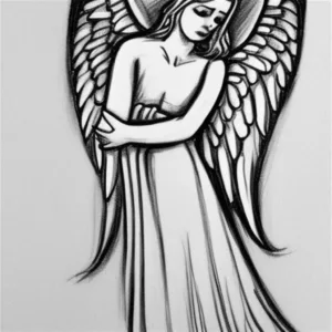 Jak narysować pięknego anioła