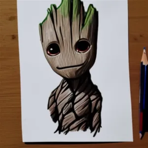 Jak narysować Baby Groota