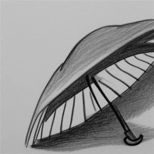 Jak narysować parasol